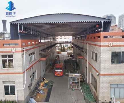 新鄭廠房懸空雨棚